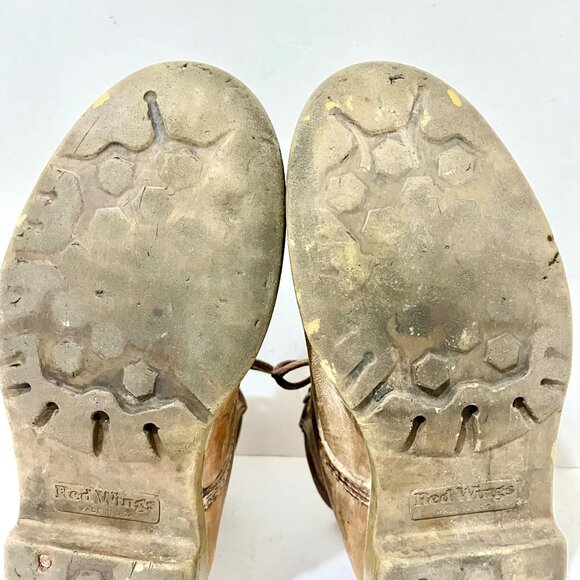 Vintage Redwing Boots Brown 8 Preowned Good Condition - Picture 4 of 10